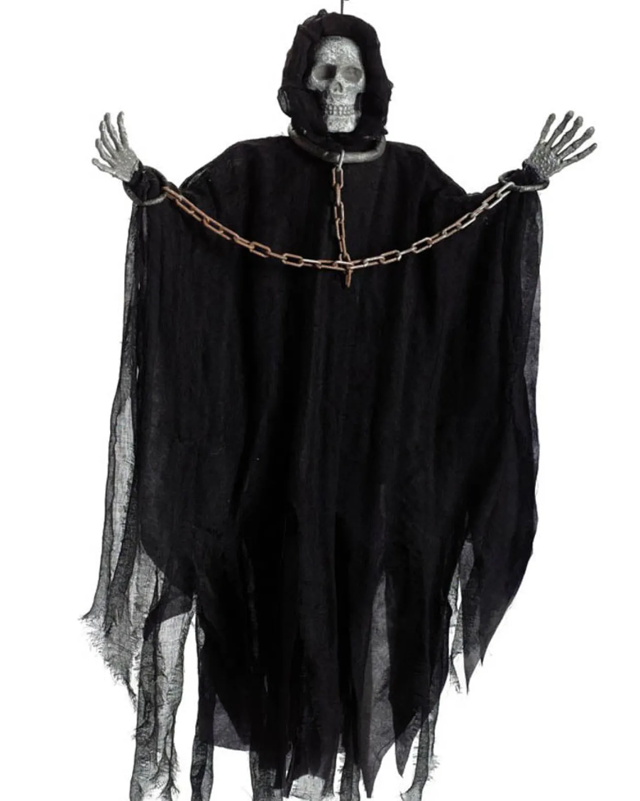 Fun World Hanging Light Up Reaper Prop 91Cm New