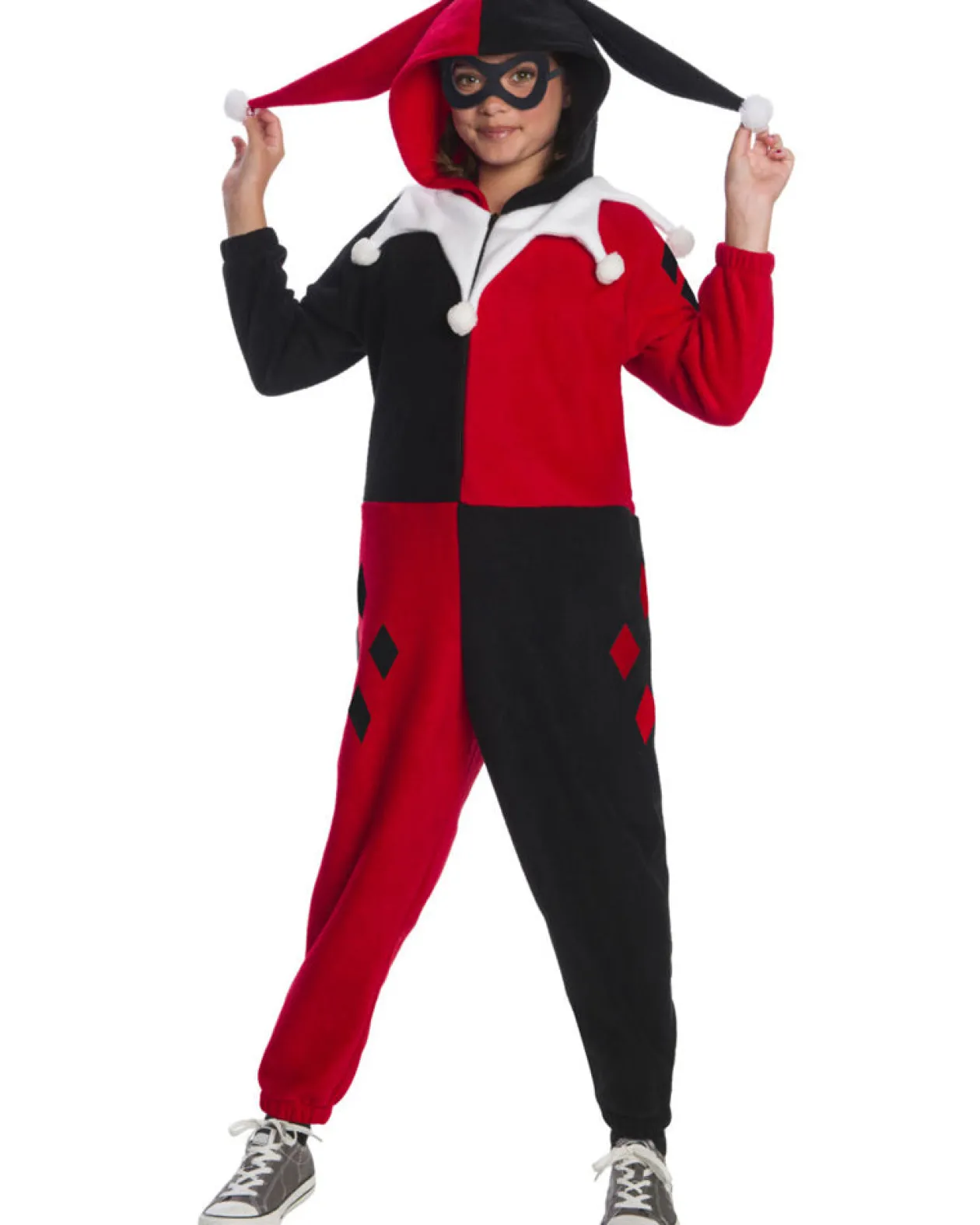 Rubies Harley Quinn Jumpsuit Girls Costume Flash Sale