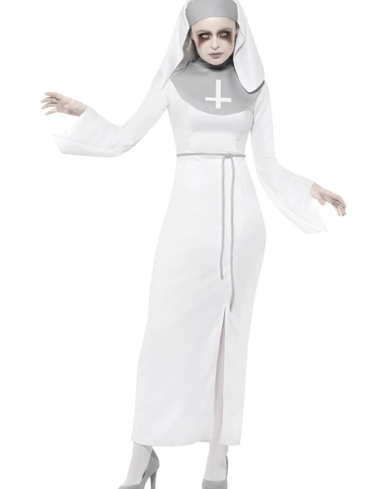 Smiffys Haunted Asylum Nun Plus Size Womens Costume Flash Sale