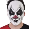 Tomfoolery Haunted Clown Face Mask New