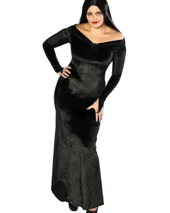 * Haunted Hostess Deluxe Black Velour Womens Dress Sale