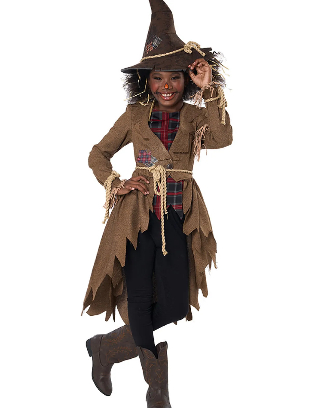 California Costumes Hay Grrrl Scarecrow Deluxe Girls Costume Fashion