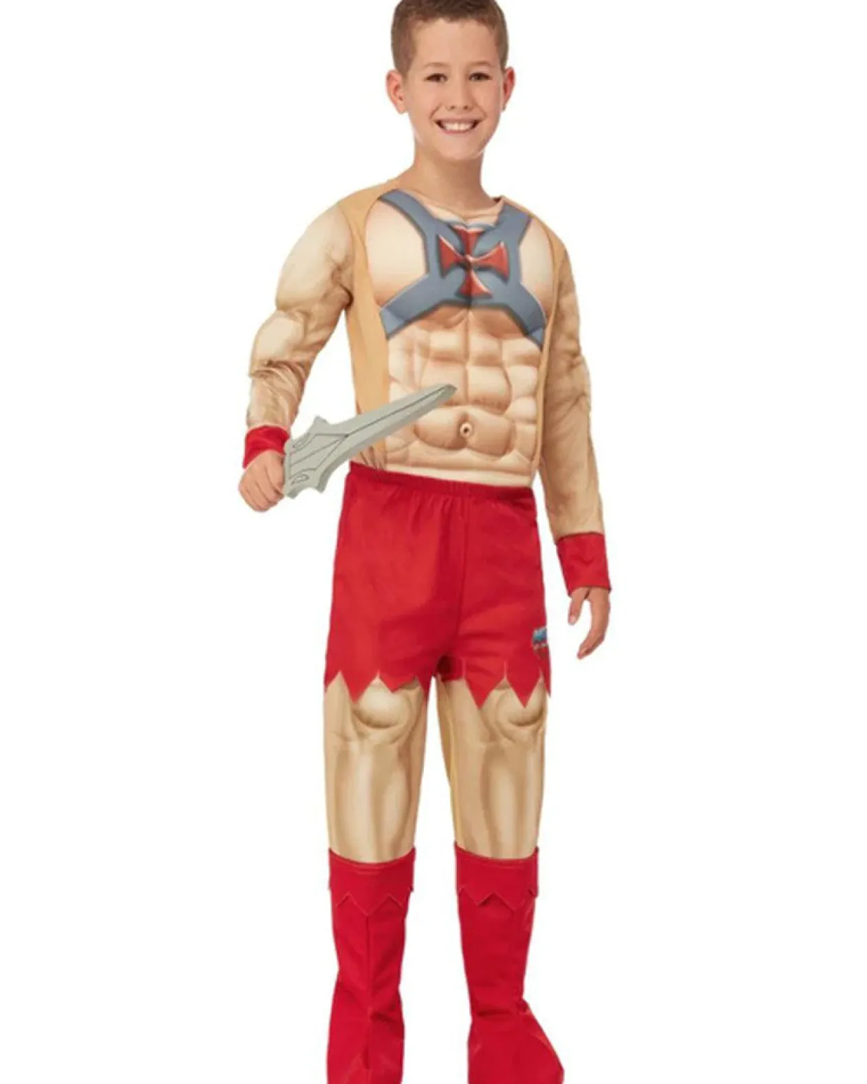 Smiffys He Man With Muscle Chest Kids Costume Discount