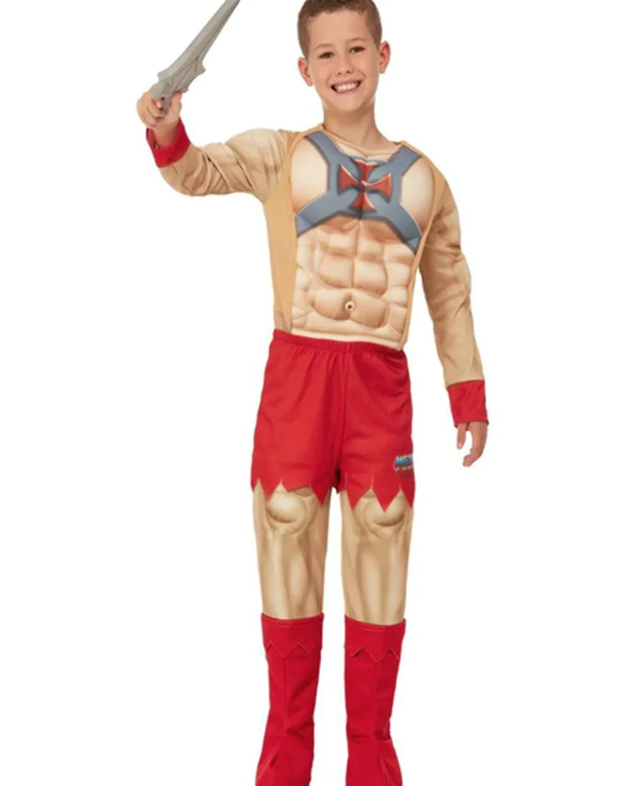 Smiffys He Man With Muscle Chest Kids Costume Discount