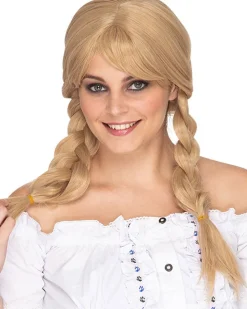 * Heidi Deluxe Plaited Blonde Wig Discount