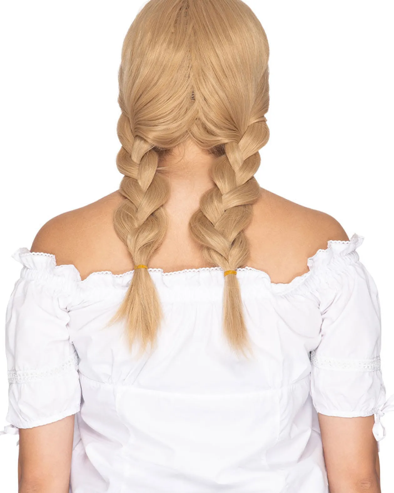 * Heidi Deluxe Plaited Blonde Wig Discount
