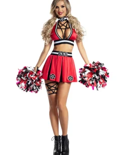 Party King Hellbent Cheerleader Womens Costume Shop