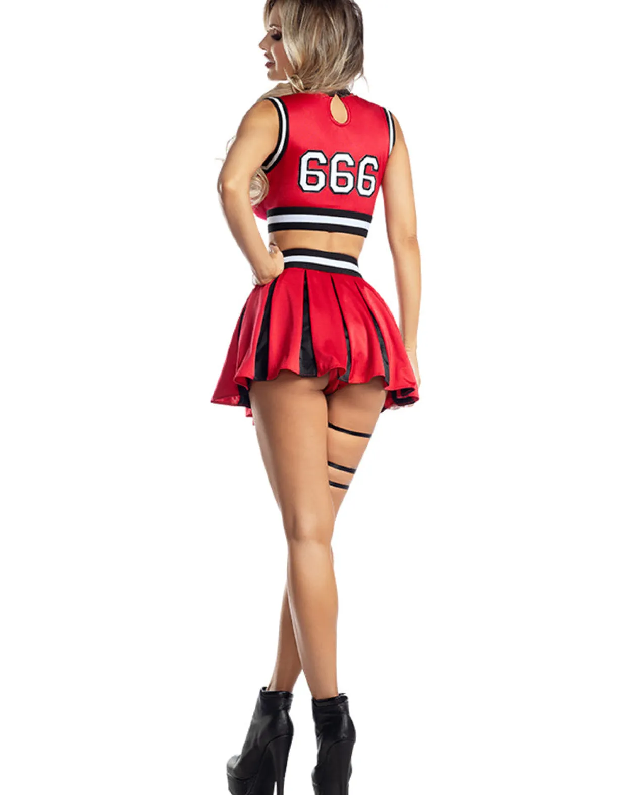 Party King Hellbent Cheerleader Womens Costume Shop