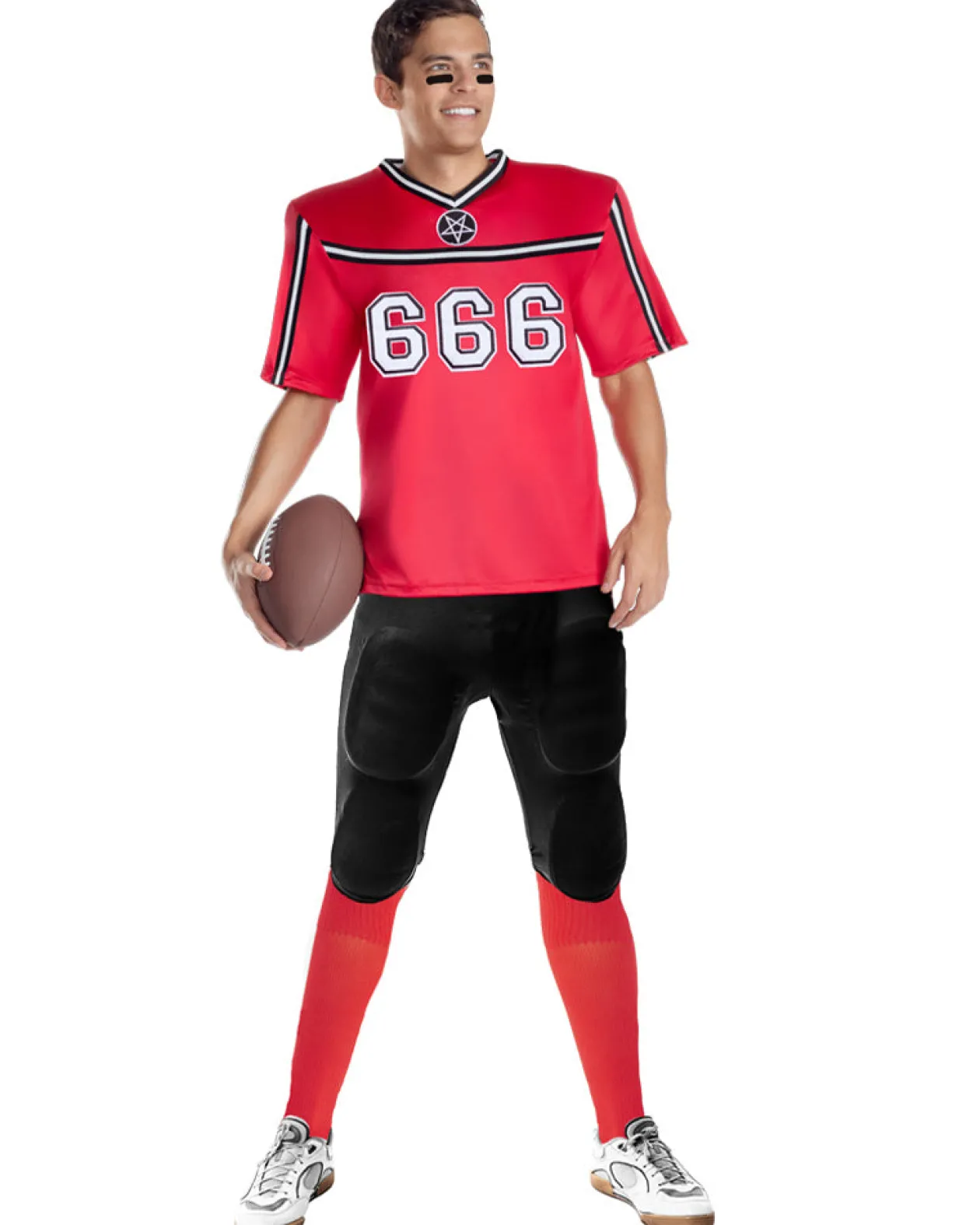 Party King Hellbent Football Player Mens Costume Cheap