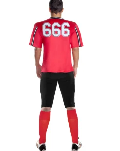 Party King Hellbent Football Player Mens Costume Cheap
