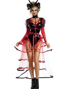 Party King Hellhound Demon Womens Costume Shop