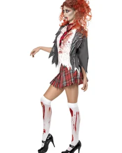 Smiffys High School Horror Zombie Uniform Womens Costume Outlet