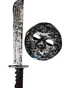 Sweidas Hockey Mask And Machete Set Sale