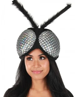 Elope Holographic Fly Eyes Plush Headband Best Sale