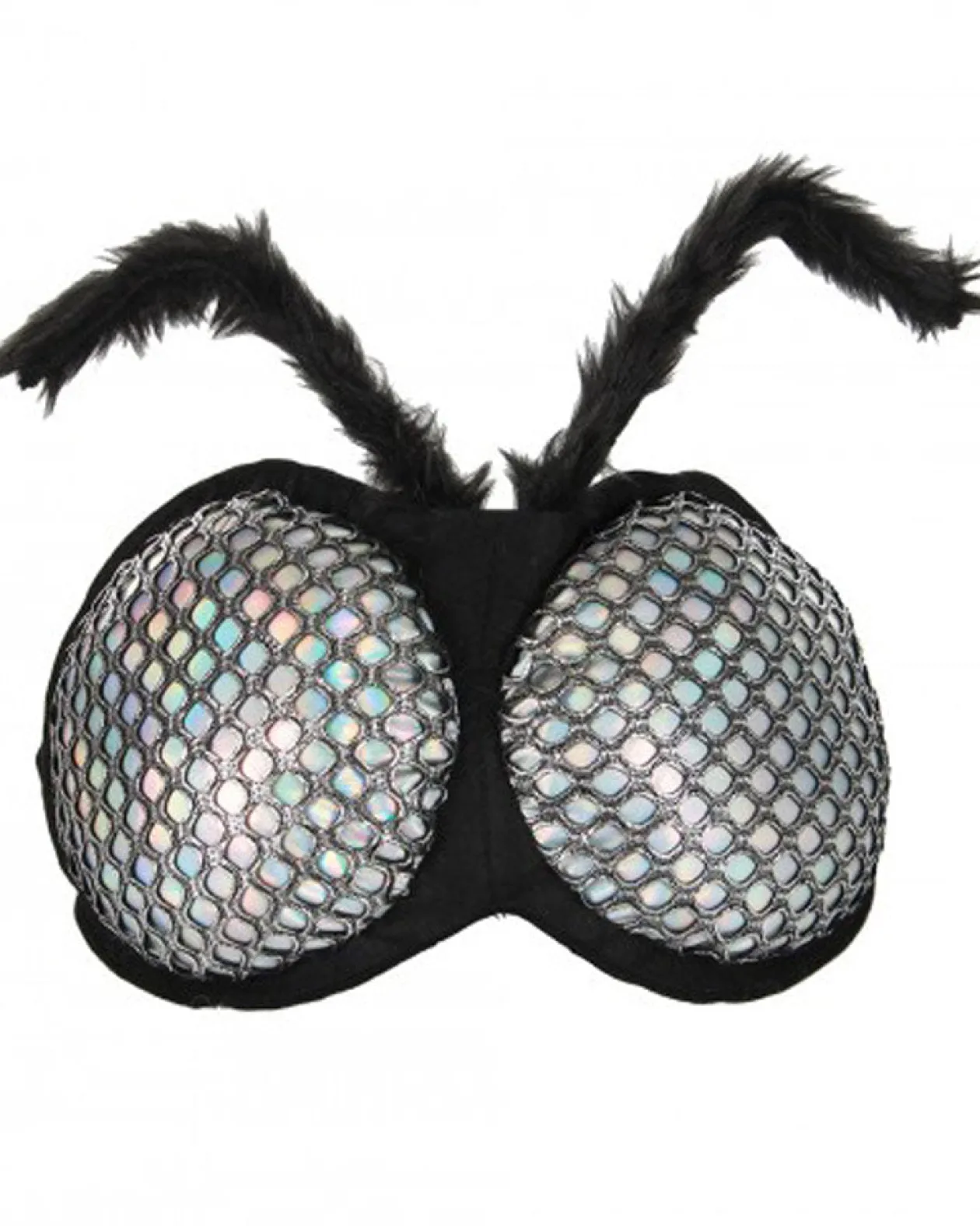 Elope Holographic Fly Eyes Plush Headband Best Sale