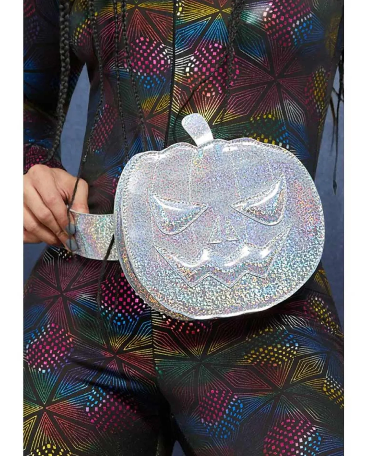 Smiffys Holographic Pumpkin Bum Bag Best Sale