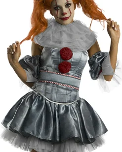 Rubies It Movie Pennywise Deluxe Womens Costume Cheap
