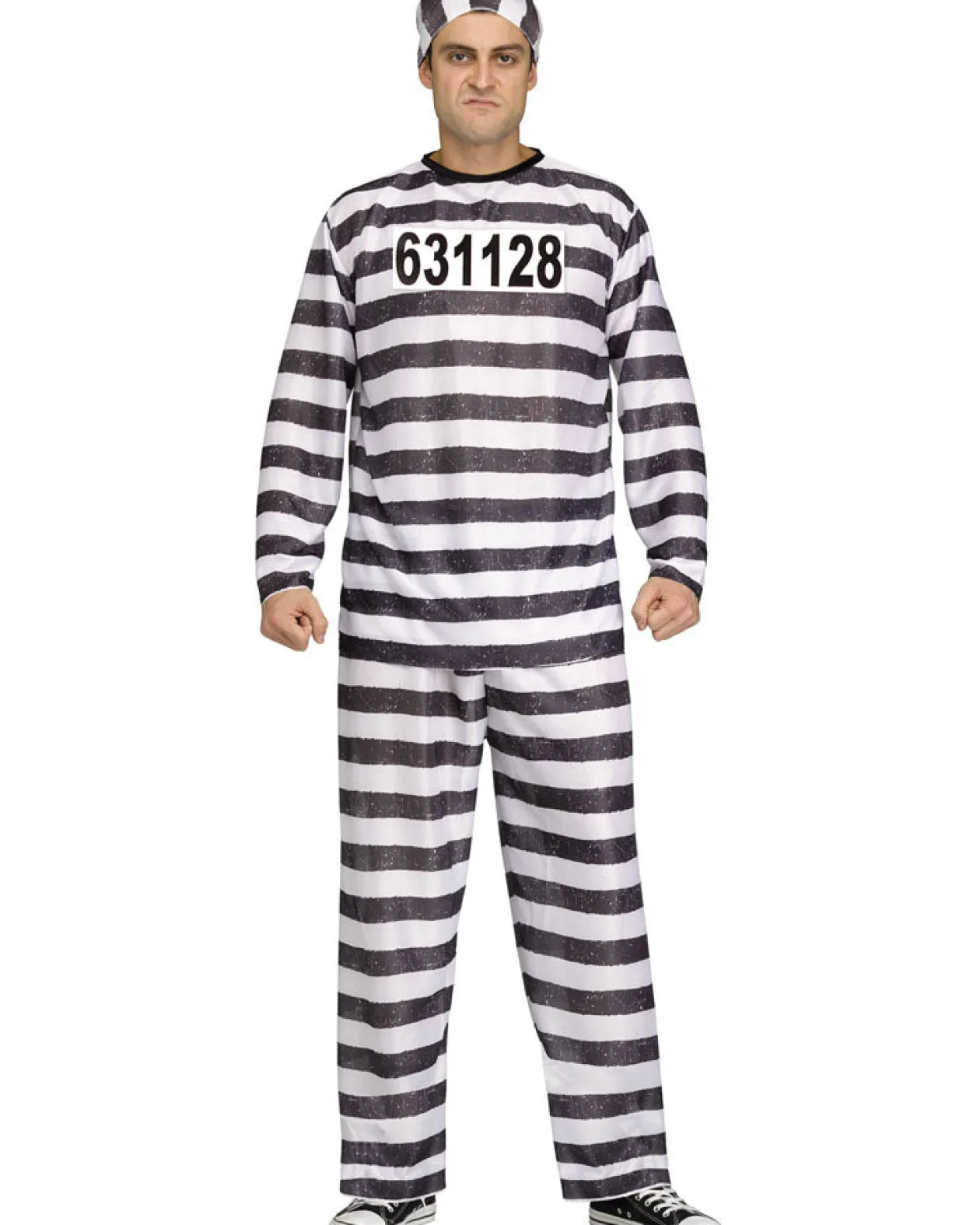 Fun World Jailbird Mens Costume New