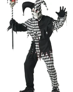 California Costumes Jed The Evil Jester Mens Costume Store