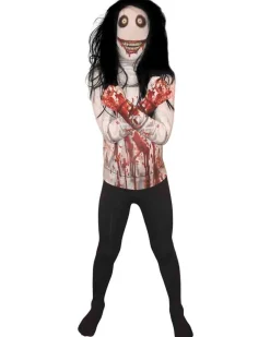 Morph Costumes Jeff The Killer Morphsuit Boys Costume Clearance