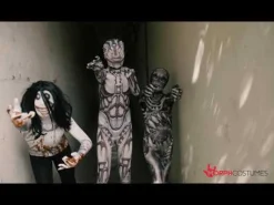 Morph Costumes Jeff The Killer Morphsuit Boys Costume Clearance