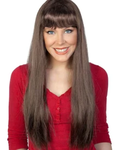 Tomfoolery Jessica Long Dark Brown Wig Flash Sale