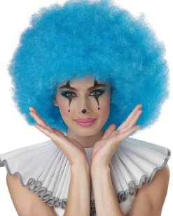 California Costumes Jumbo Afro Blue Wig Clearance