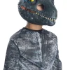 Rubies Jurassic World 2 Velociraptor Blue Moveable Jaw Kids Mask New
