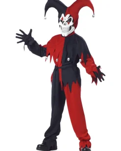 California Costumes Kane The Evil Jester Boys Costume New