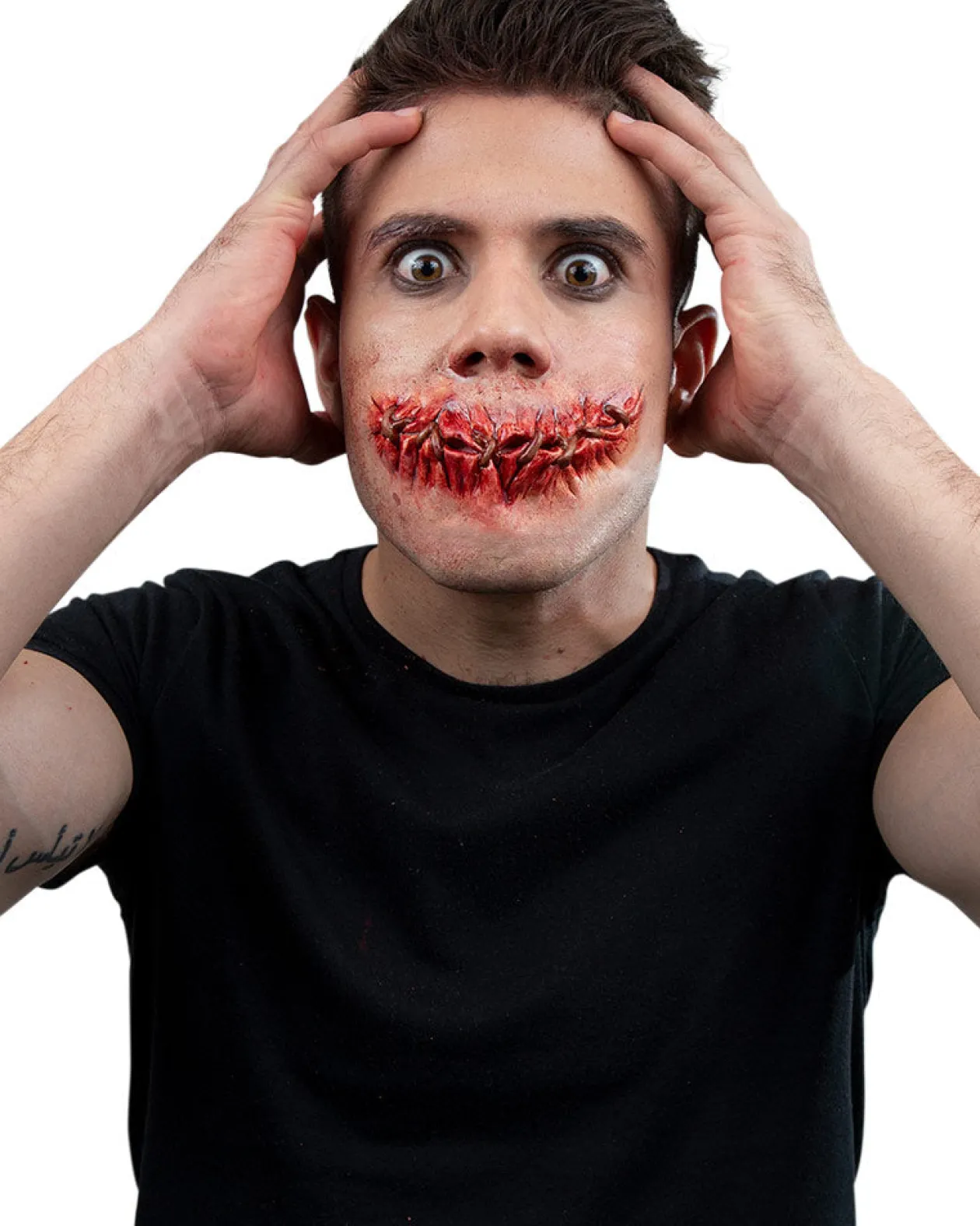 Ghoulish Productions Keep Quiet Mouth Prosthetic Cheap