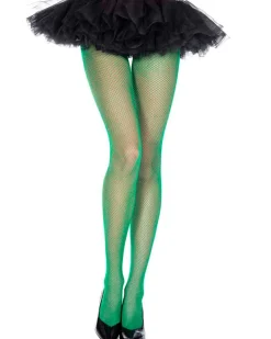 Music Legs Kelly Green Fishnet Stockings Store