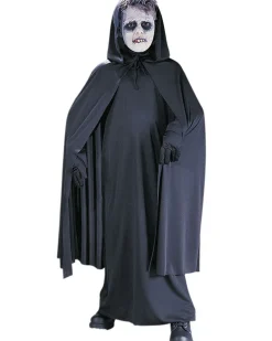 Fun World Kids Hooded Black Cape New