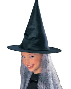 Rubies Kids Witch Hat With Grey Hair Cheap