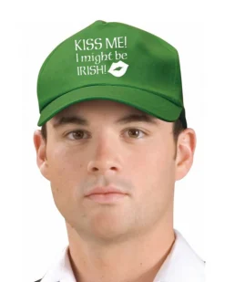Tomfoolery Kiss Me I Might Be Irish Cap Hot