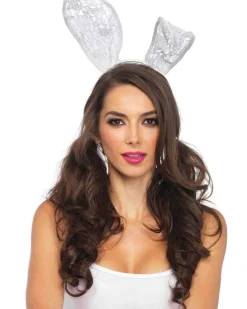 Leg Avenue Lace Bunny Ears Headband Clearance