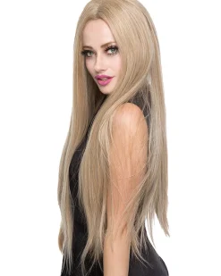Rockstar Wigs Lace Front Yaki Long Blonde Premium Wig Best Sale