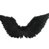 Tomfoolery Large Black Feather Wings Shop