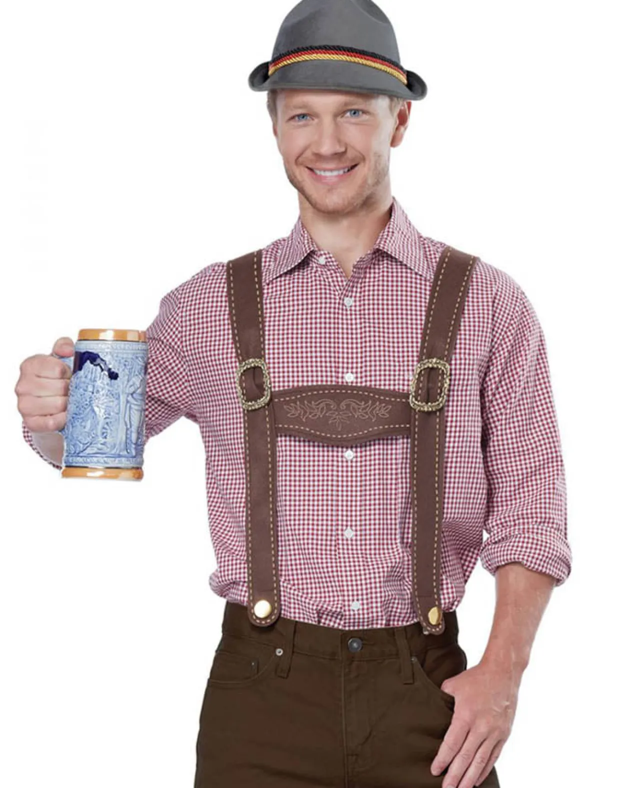 California Costumes Lederhosen Suspenders And Hat Kit Online