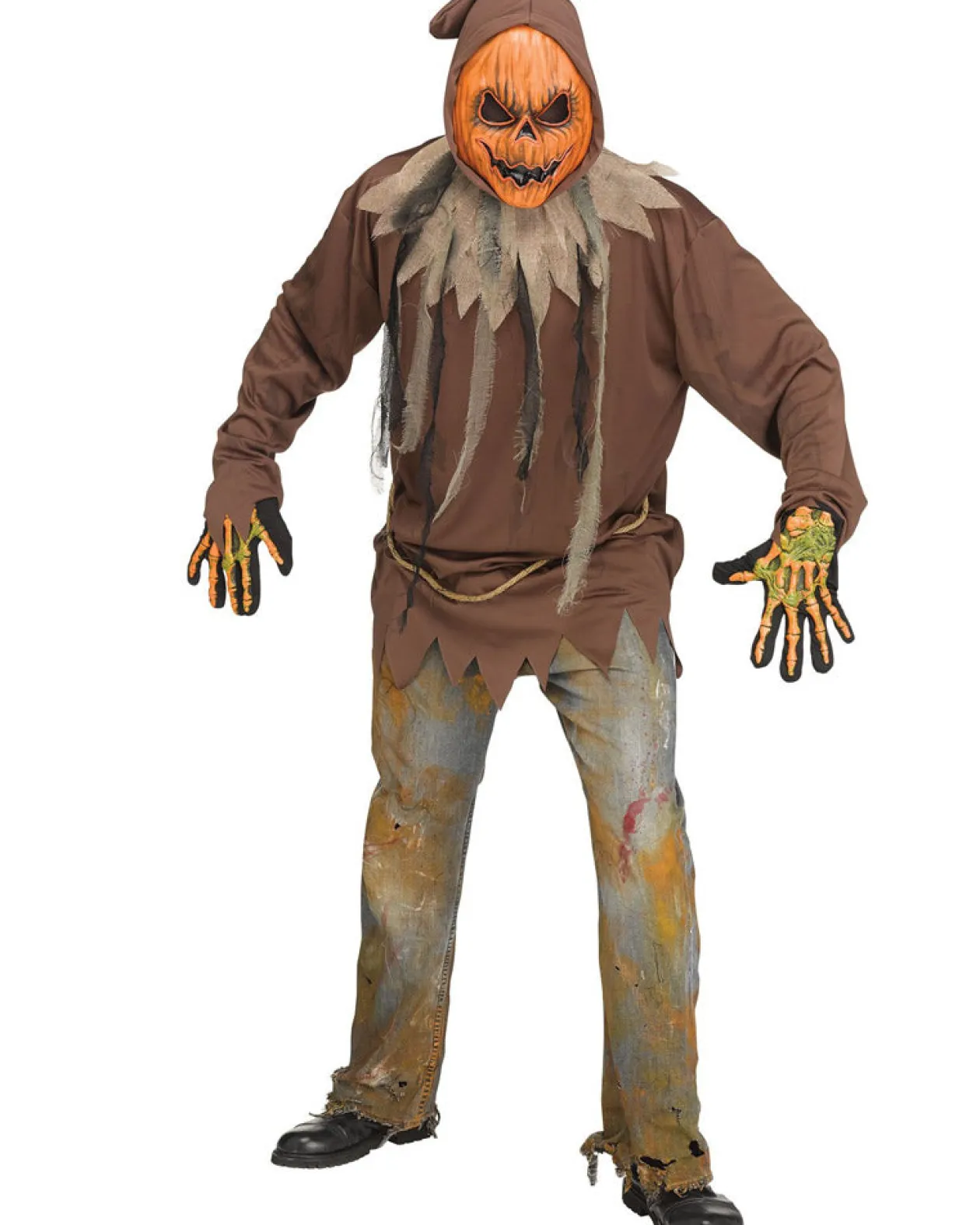 Fun World Light Up Pumpkin Mens Costume Clearance