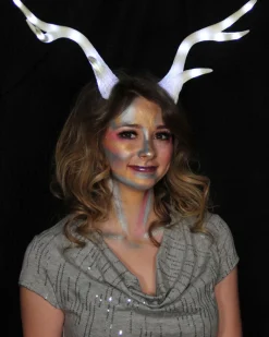 Elope Light-Up Deer Antler White Lumenhorns Clearance