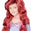 California Costumes Lil Mermaid Girls Auburn Wig Fashion