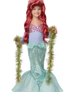 California Costumes Lil Mermaid Sequin Toddler Girls Costume Cheap