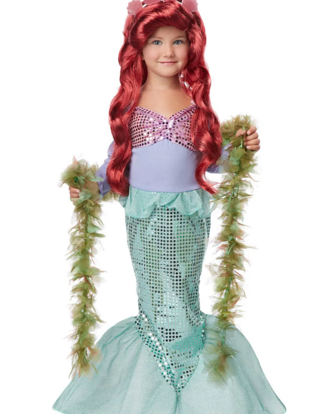 California Costumes Lil Mermaid Sequin Toddler Girls Costume Cheap