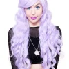 Rockstar Wigs Long Wavy Premium Lavender Wig 70Cm Store