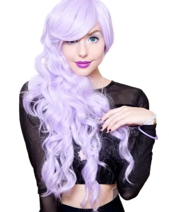 Rockstar Wigs Long Wavy Premium Lavender Wig 70Cm Store