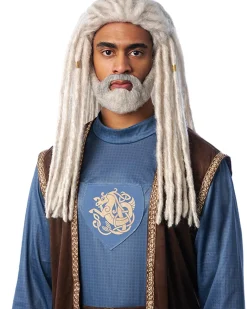 Costume Culture by Franco Lord Of The Sea Long Platinum Blonde Dreads Wig Best