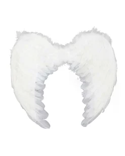 Tomfoolery Medium White Down Feather Wings 55Cm Discount