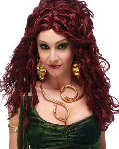 California Costumes Medusa Burgundy Wig Clearance