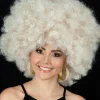Allaura Wigs and Hair Mega Curly Blonde Wig Fashion