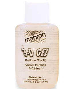 Tomfoolery Mehron 3D Clear Gel Wound Makeup 14Ml Flash Sale